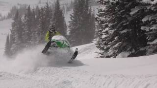 Backcountry Snowmobiling Deep Power in Colorado
