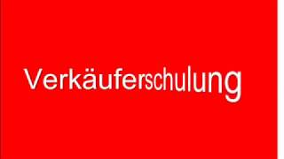 Verkaeuferschulung - Bessere Verkaufsgespräch, mehr Abschlüsse, mehr Umsatz, mehr Verdienst