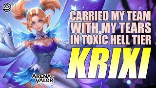 TRY HARD MODE WITH LITTLE FAIRY KRIXI  GAMEPLAY! ARENA OF VALOR / AOV