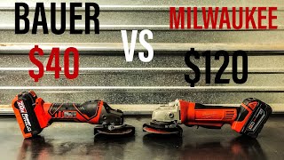 Bauer Cordless Angle Grinder Review, It Does NOT Suck!