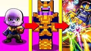 ЭВОЛЮЦИЯ ТАНОСА В МАЙНКРАФТЕ | Нубик в майнкрафт! Мультики про нуба minecraft!