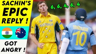When Sachin Tendulkar SLEDGED & ASSAULTED Glenn McGrath | 'Today I will hit you out of the ground'