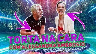 Torta na cara com Alessandra Ambrosio | #HottelMazzafera