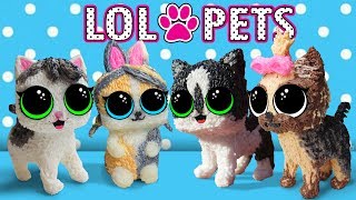 ПИТОМЦЫ ЛОЛ СВОИМИ РУКАМИ! КУКЛЫ КОТ МАЛЫШ И КОШЕЧКА МУРКА! LOL SURPRISE PETS и 3D РУЧКА!