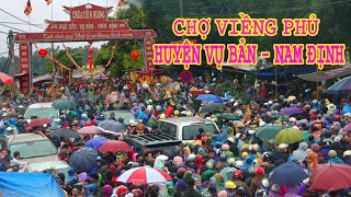 Chợ Viềng Phủ sáng 08 tết đông nghẹt người đến bán cái rủi mua cái may