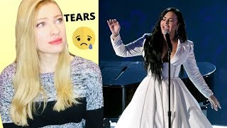 Vocal Coach/Musician Reacts: DEMI LOVATO Anyone Live At The Grammy's 2020
