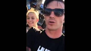 Drake Bell on Periscope @ High School Nation Tour 2015 #Day17