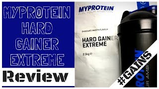 MYPROTEIN HARD GAINER EXTREME REVIEW