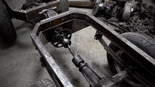 Приводной вал из шруса на минитрактор ЗА МЕСТО КАРДАНА!