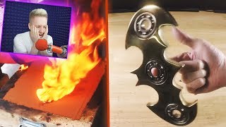 РЕАКЦИЯ НА 10 СПИННЕРОВ СДЕЛАННЫХ СВОИМИ РУКАМИ!