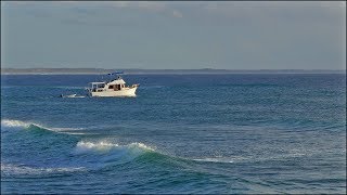 The Noosa Bar Crossing. Thursday morning, April 18, 2019.