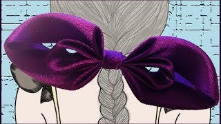 Делаем подарочный бант из ленты своими руками. Как завязать бант. (bow of the tape)