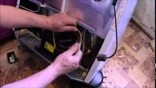 Замена компрессора холодильника АТЛАНТ / Refrigerator repair