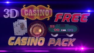 Download CASINO Pack 3D For FREE NOW | Element 3D || After EFFECT || PFX