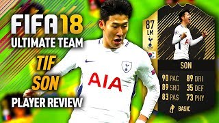 FIFA 18 TIF SON (87) PLAYER REVIEW! FIFA 18 ULTIMATE TEAM!