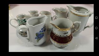 Показ покупок с блошиного рынка в Германии. Мои находки: фарфор, стекло, винтаж.