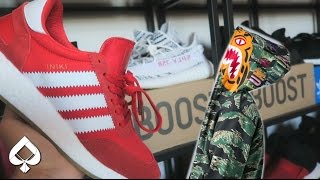 Adidas INIKI VLOG | Buying a BAPE SHARK HOODIE from FACEBOOK!