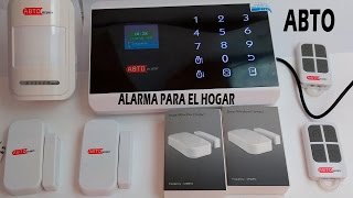 ABTO - Sistema de alarma para casa. Puertas, detector de movimiento, aviso al móvil