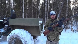 ОХОТА  НА СЕВЕРЕ / ВОЛКИ ХОЗЯЙНИЧАЮТ НА СВАЛКЕ.