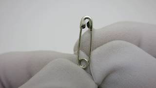 Серебряная булавка 6100072