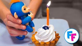 Празднуем с обезьянками fingerlings День Рождения Бориса | Fingerlings Family