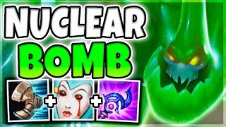 NUCLEAR BOMB ZAC MID! 100% ONE-SHOT ENTIRE ENEMY TEAM (INSANE 5K TRUE DMG BOMB) - League of Legends