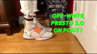 Off-White X Nike Air Presto 2.0  White "ON FEET!"