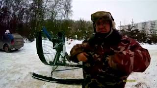 08.03.18г. перевернулись аэросани г.  Пущино