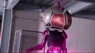 【仮面ライダー鎧武】此れが史上初の女性ライダー、仮面ライダーマリカと変身だ！！