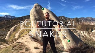 Poi Snakes Tutorial - Poi Spinning Advanced Flow