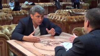 Борис Немцов в передаче "Разговор без дураков" / 2013г.