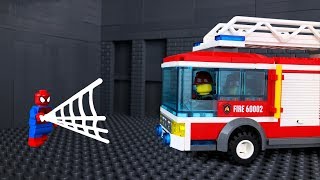 LEGO Мультики | Человек Паук против Пожарной Машины