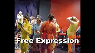 Human Connection Arts: Polar Bear Bodypainting  2018