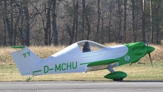 SD-1 Minisport landing at Airfield Punitz | D-MCHU