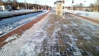 Электропоезд ЭД4М-0435 маршрутом Дмитров—Москва Савёловская