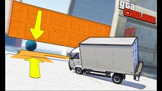 КАК ПРОСКОЧИТЬ ПОД ПЛАТФОРМОЙ НА ФУРГОНЕ?! ГОНКИ В ГТА 5 ОНЛАЙН ( GTA 5 ONLINE)
