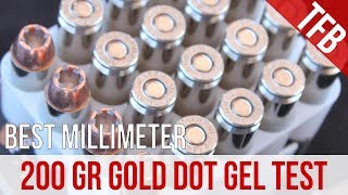Best Millimeter Unicorn! Speer 10mm 200gr Gold Dot Gel Test