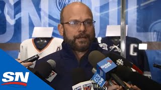 Oilers' GM Talks McDavid On Manning Trade | FULL Press Conference