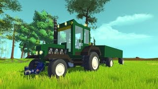 SCRAP MECHANIC- Tractor - Traktor - Ciągnik rolniczy i maszyny rolnicze - część/part 1