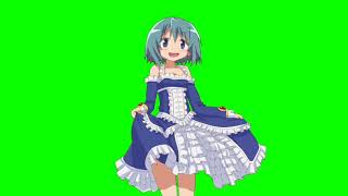 ✔️GREEN SCREEN EFFECTS: Anime Girl