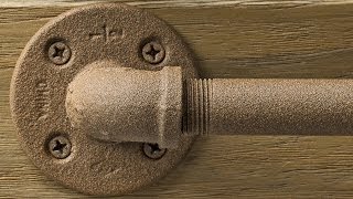 Painting Metal Pipes: Rust-Oleum Antique Copper Paint