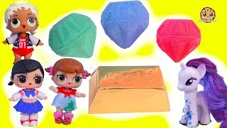Surprise Dig  For Gemstones & Gold with My Little Pony + LOL Kids - Cookie Swirl C Video