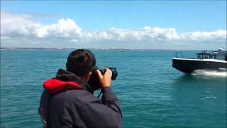 "Behind the scenes" at XO 270 RS photoshoot