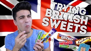 NON AMERICAN BOY TRYING BRITISH CANDY | Daniel Coz