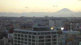 Mt.Fuji. View from Yokohama.