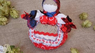 Народная тряпичная кукла-оберег "Кубышка-травница". Мастер-класс