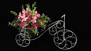 ABC TV | How To Make Flower Bike From Zinc Wire - Craft Tutorial #1