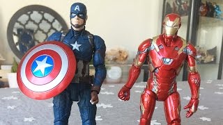 Kaptan Amerika ve Demir Adam Evde Kavga Ediyor | Süper Oyuncaklar