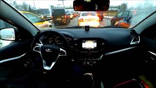 За рулем авто LADA Vesta SW Cross 2017 (Лада веста св кросс). Мужской видео обзор, отзыв владельца.