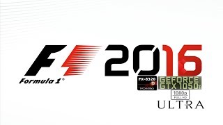 F1 2016 China - GTX 1050 TI - AMD FX 8320 - 1080P Ultra High
